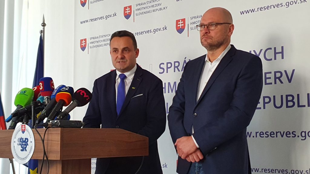 Predseda SŠHR SR Ján Rudolf, podpredseda vlády SR pre ekonomiku a minister hospodárstva Richard Sulík