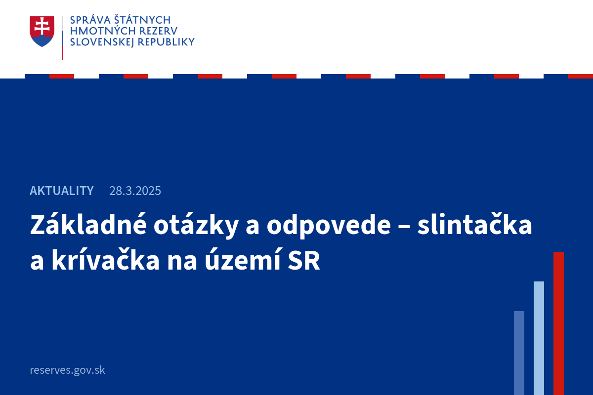 Základné otázky a odpovede – slintačka a krívačka na území SR